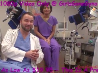 Ebony cutie Jackie Banes Examined By doc Tampa & Doctor Rose At GirlsGoneGyno&period;com