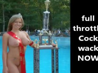 Beguiling telanjang babes compete dalam yang putz mengusap pertandingan