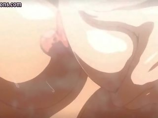 Zwei vollbusig anime babes lecken putz
