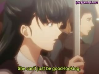 Anime lesbietes tribbing un caressing